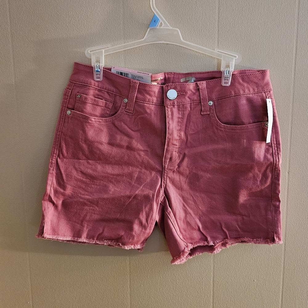 Seven7 Size 6 Pink 5" Inseam Bermuda Shorts